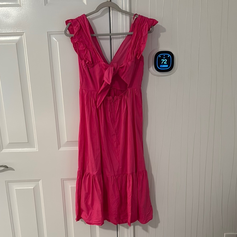 Aqua Pink Ruffle Dress - Picture 2 of 2